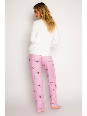 PJ Salvage Pyjama in Rosa/ Creme