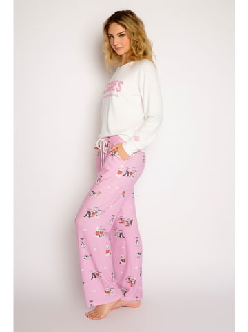 PJ Salvage Pyjama in Rosa/ Creme