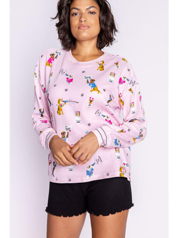 PJ Salvage Pyjamashirt lichtroze