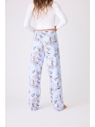 PJ Salvage Pyjama-Hose in Hellblau