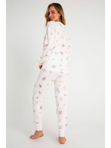 PJ Salvage Pyjama-Hose in Weiß