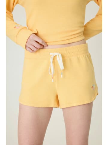 PJ Salvage Pyjama-Shorts in Gelb