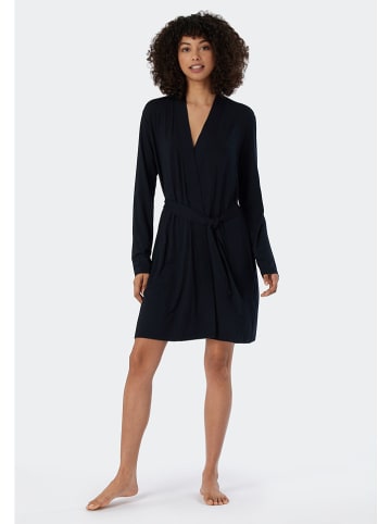 Schiesser Badjas zwart