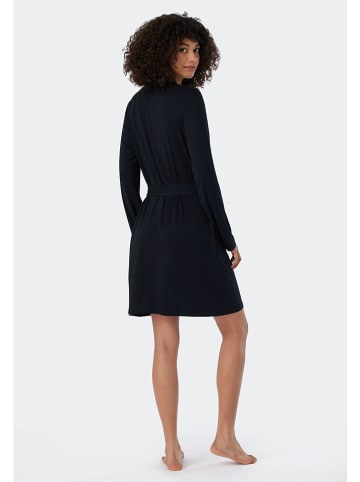 Schiesser Badjas zwart