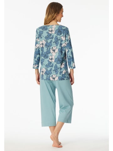 Schiesser Pyjama turquoise