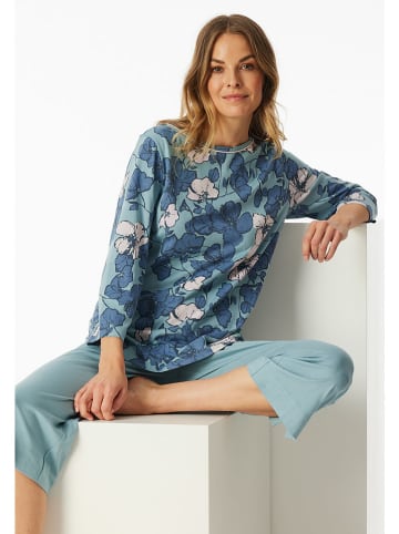 Schiesser Pyjama turquoise