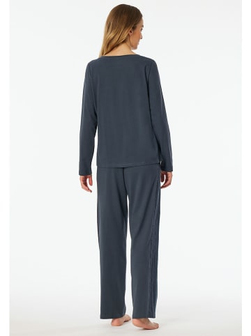 Schiesser Pyjama antraciet