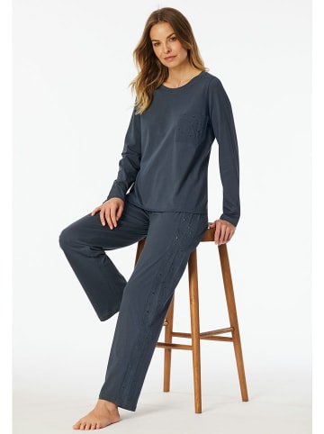 Schiesser Pyjama antraciet