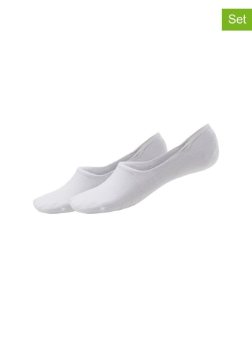 Schiesser 2-delige set: voetjes wit