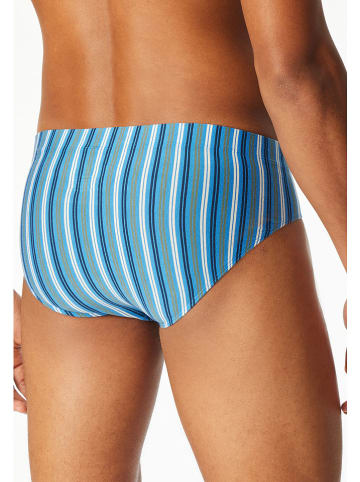 Schiesser 3er-Set: Slips in Blau/ Schwarz