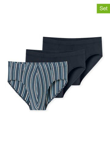 Schiesser 3er-Set: Slips in Dunkelblau