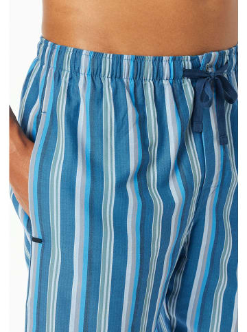 Schiesser Pyjama-Shorts in Blau