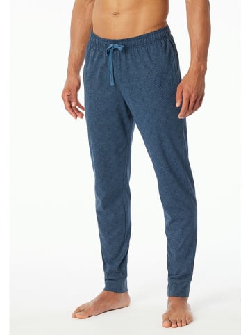 Schiesser Pyjama-Hose in Dunkelblau