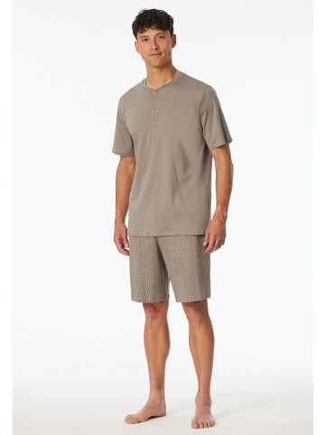 Schiesser Pyjama in Beige