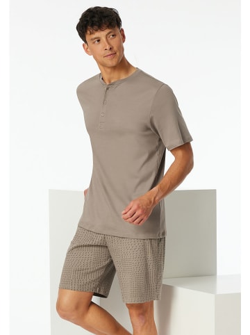 Schiesser Pyjama in Beige