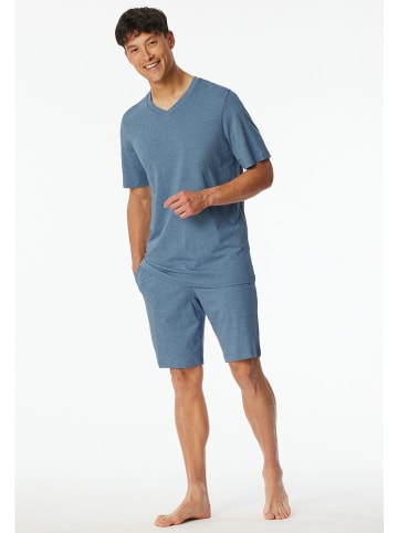Schiesser Pyjama blauw