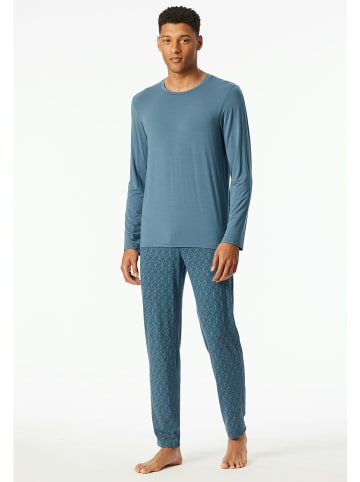 Schiesser Pyjama blauw