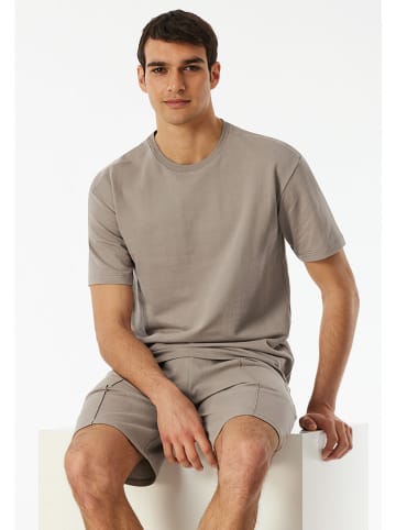 Schiesser Pyjama-Oberteil in Beige