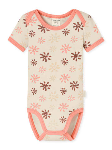 Schiesser 2-delige set: rompers oranje/beige