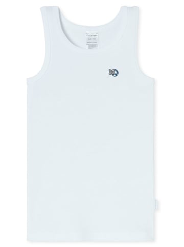 Schiesser 2er-Set: Tops in Türkis/ Weiß