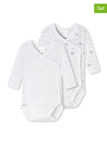 Schiesser 2er-Set: Bodys in Weiß