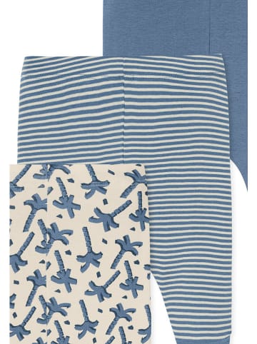 Schiesser 3-delige set: broeken crème/blauw