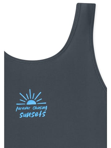 Schiesser Badeanzug in Anthrazit