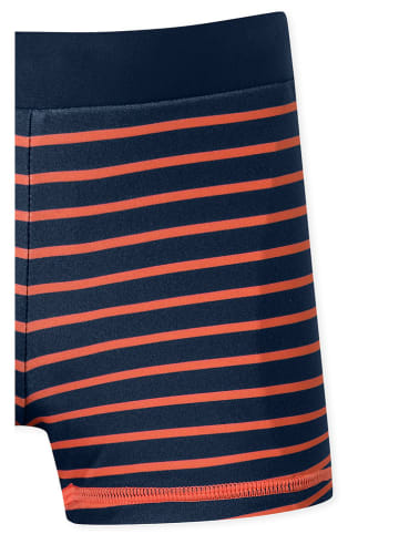 Schiesser Badehose in Dunkelblau/ Rot