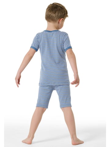 Schiesser Pyjama in Blau