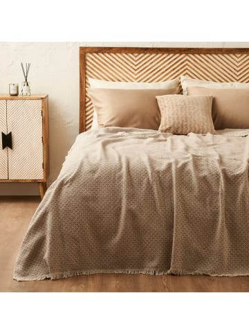 BELLA MAISON Tagesdecke "Aloha" in Beige - (L)230 x (B)200 cm