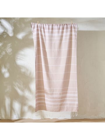 BELLA MAISON Strandtuch "Alora" in Beige - (L)180 x (B)95 cm