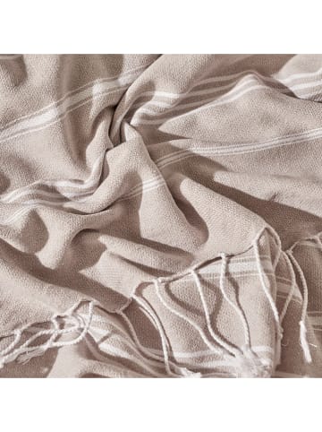 BELLA MAISON Strandlaken "Alora" beige - (L)180 x (B)95 cm