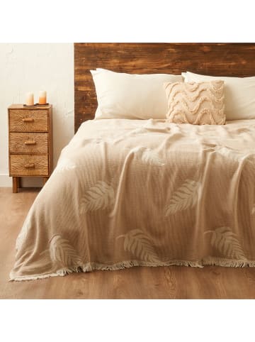 BELLA MAISON Tagesdecke "Amaya" in Beige