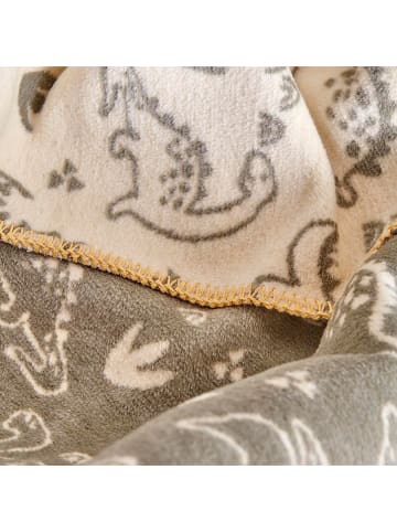 BELLA MAISON Babydeken "Dino" kaki - (L)120 x (B)100 cm