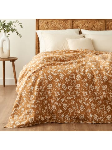 BELLA MAISON Bedsprei "Heather Çift" mostergeel