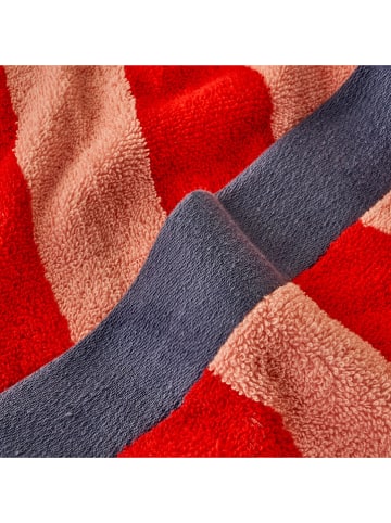 BELLA MAISON Badhanddoek "Line" lichtroze/rood - (L)150 x (B)90 cm