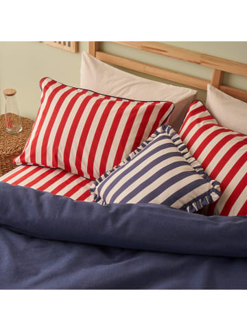 BELLA MAISON Bedsprei "Line" donkerblauw