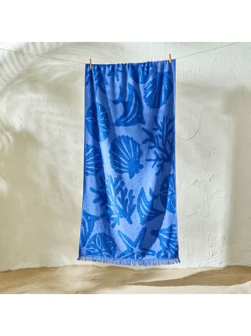 BELLA MAISON Chusta plażowa "Wendy" w kolorze niebieskim - 150 x 75 cm