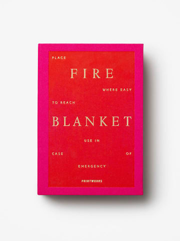 Printworks Branddeken roze/rood - (B)18,5 x (H)26 x (D)5 cm