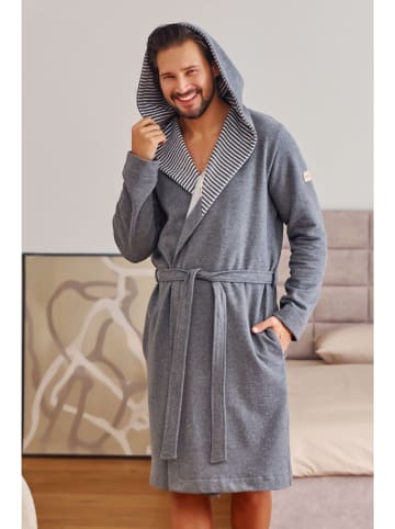 Doctor Nap Bademantel in Grau