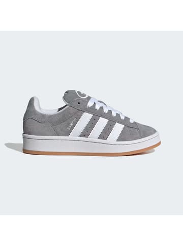 adidas Leder-Sneakers "Campus 00s" in Grau/ Weiß