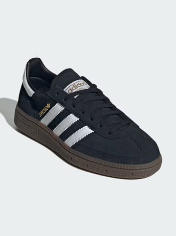 adidas Skórzane sneakersy "Handball Spezial" w kolorze czarno-białym