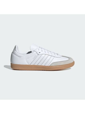 adidas Leder-Sneakers "Samba OG" in Weiß/ Beige