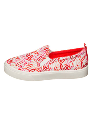 Skechers Slipper "Poppy Drippin Love" in Rot/ Weiß