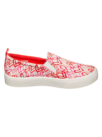 Skechers Slipper "Poppy Drippin Love" in Rot/ Weiß