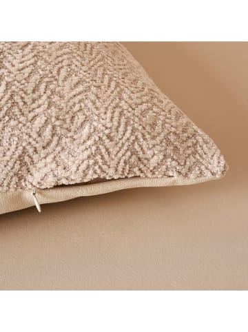 BELLA MAISON Kissen ''Marseille'' in Beige - (L)43 x (B)43 cm