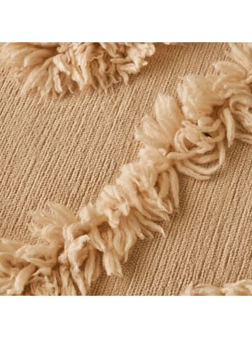 BELLA MAISON Kissen ''Nate'' in Beige - (L)43 x (B)43 cm