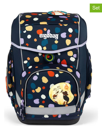 Ergobag 6tlg. Set "Bärnsteinhöhle" in Dunkelblau