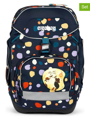 Ergobag 6-częściowy zestaw szkolny w kolorze granatowym