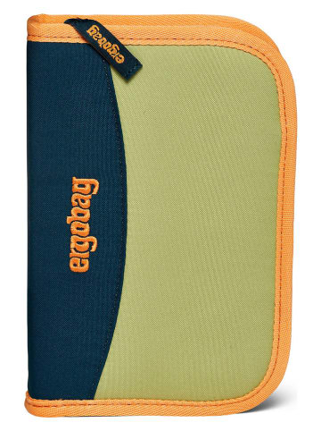 Ergobag Etui "Ontdekbeer" groen/donkerblauw - (B)21 x (H)4 x (D)14 cm